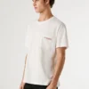 T-Shirt mit lockerer Passform und Brusttasche