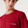 T-Shirt mit lockerer Passform und Brusttasche