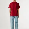 T-Shirt mit lockerer Passform und Brusttasche