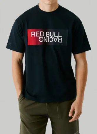 T-Shirt mit Logo im Farbverlauf