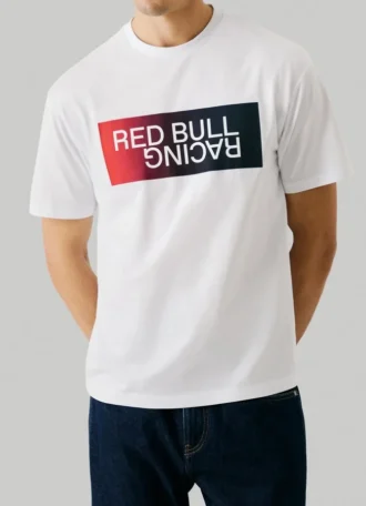 T-Shirt mit Logo im Farbverlauf