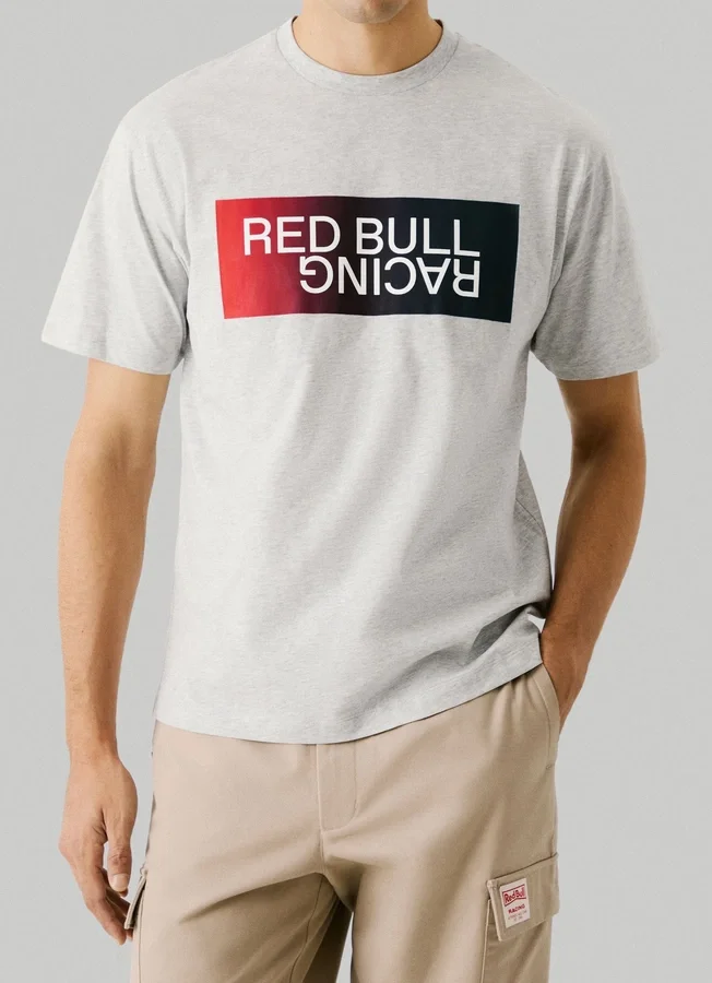 T-Shirt mit Logo im Farbverlauf T-Shirt mit Logo im Farbverlauf
