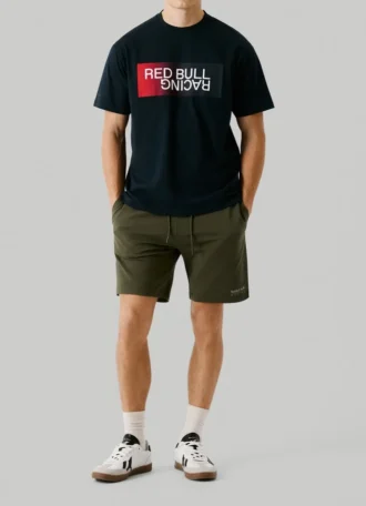 T-Shirt mit Logo im Farbverlauf