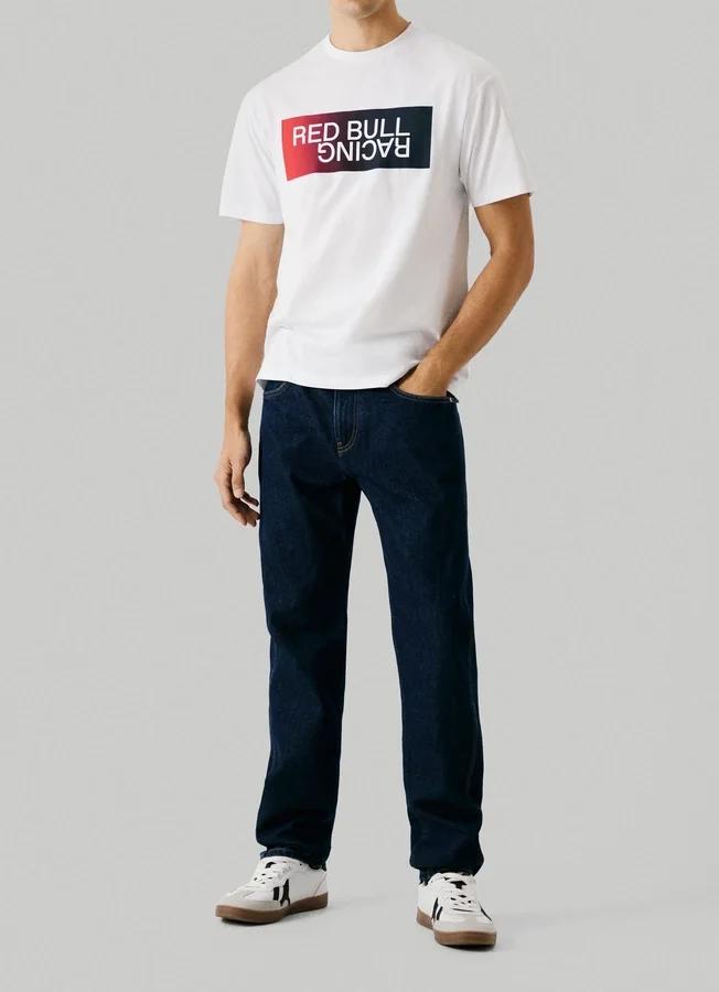 T-Shirt mit Logo im Farbverlauf T-Shirt mit Logo im Farbverlauf