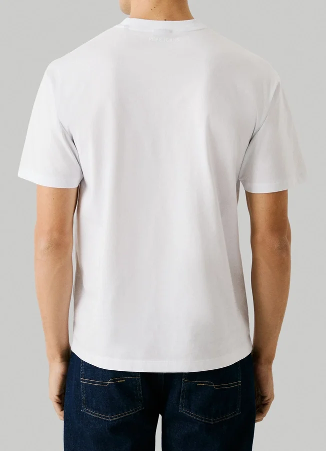 T-Shirt mit Logo im Farbverlauf T-Shirt mit Logo im Farbverlauf