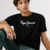 T-Shirt mit Logo in Regular Fit