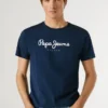 T-Shirt mit Logo in Regular Fit