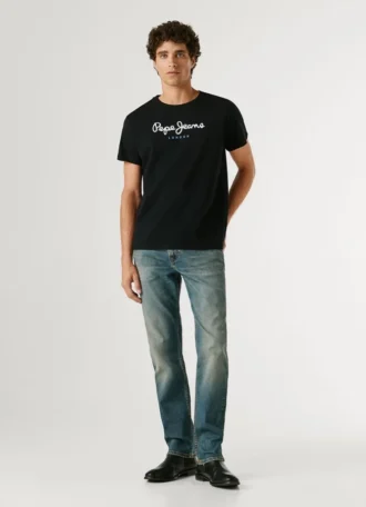 t shirt mit logo in regular fit 2 1 330x456 - T-Shirt mit Logo in Regular Fit