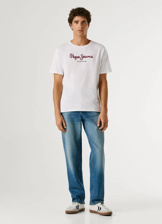 T-Shirt mit Logo in Regular Fit T-Shirt mit Logo in Regular Fit