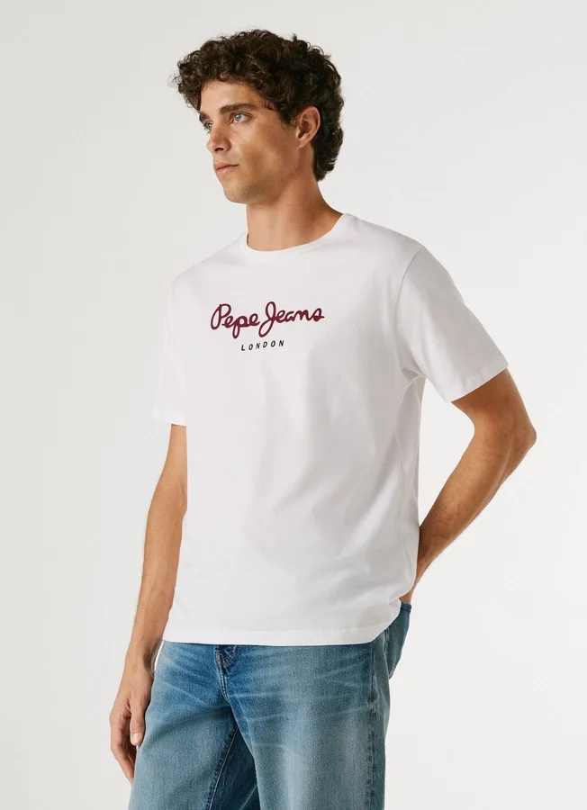 T-Shirt mit Logo in Regular Fit T-Shirt mit Logo in Regular Fit