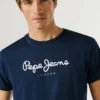 T-Shirt mit Logo in Regular Fit