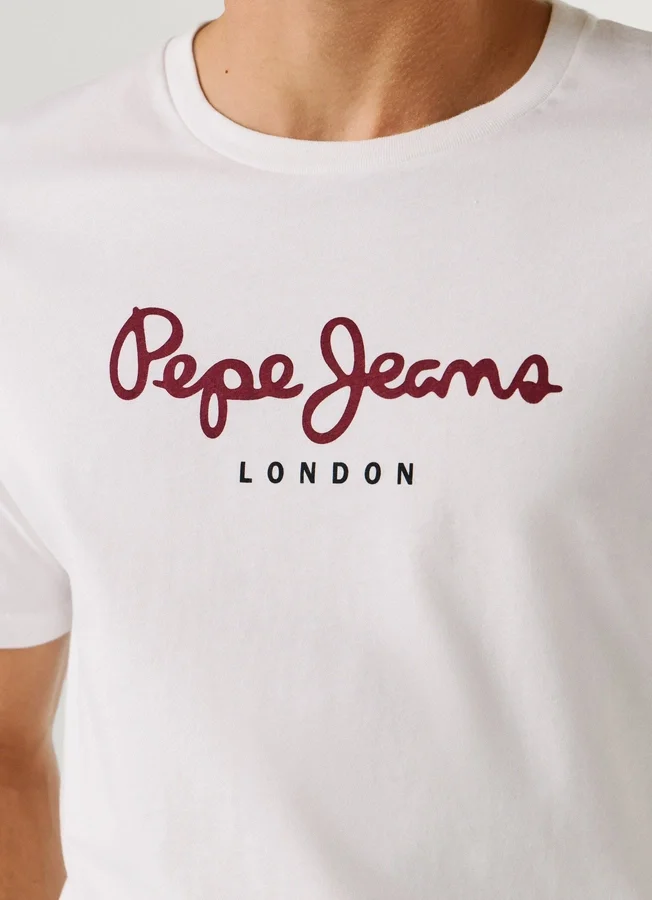 T-Shirt mit Logo in Regular Fit T-Shirt mit Logo in Regular Fit