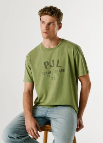 T-Shirt mit Logo-Print