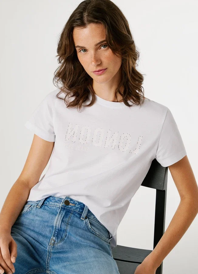 T-Shirt mit Logo-Print T-Shirt mit Logo-Print