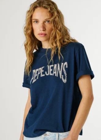 T-Shirt mit Logo-Print