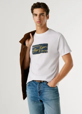 T-Shirt mit Logo-Print