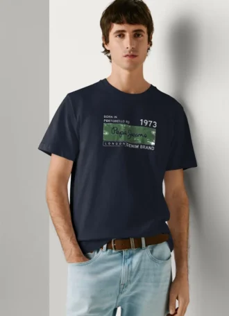 T-Shirt mit Logo-Print