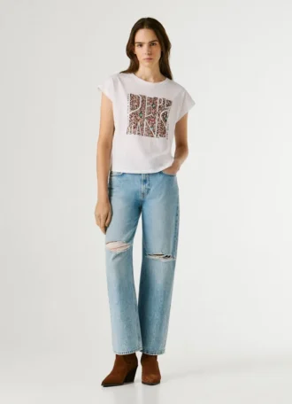 T-Shirt mit Logo-Print