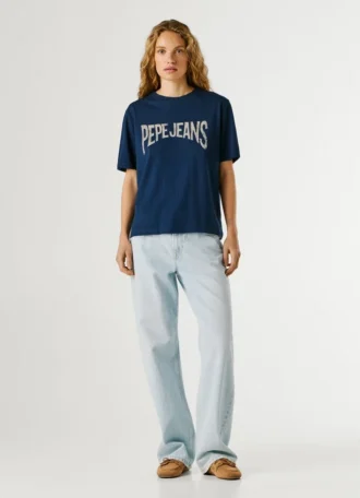 T-Shirt mit Logo-Print
