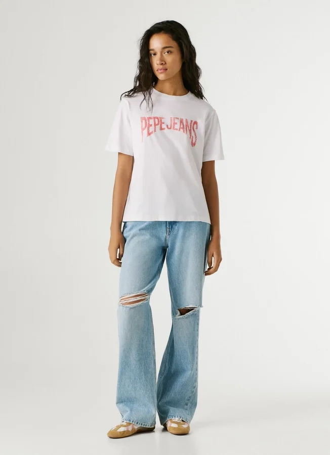 T-Shirt mit Logo-Print T-Shirt mit Logo-Print