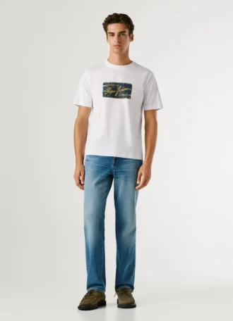T-Shirt mit Logo-Print