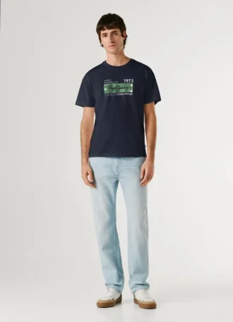 T-Shirt mit Logo-Print