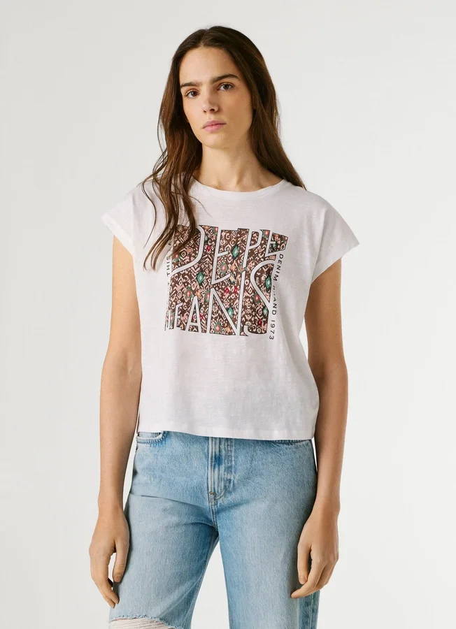 T-Shirt mit Logo-Print T-Shirt mit Logo-Print