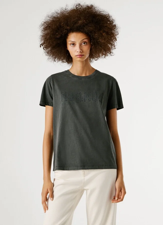 T-Shirt mit Logo-Print T-Shirt mit Logo-Print