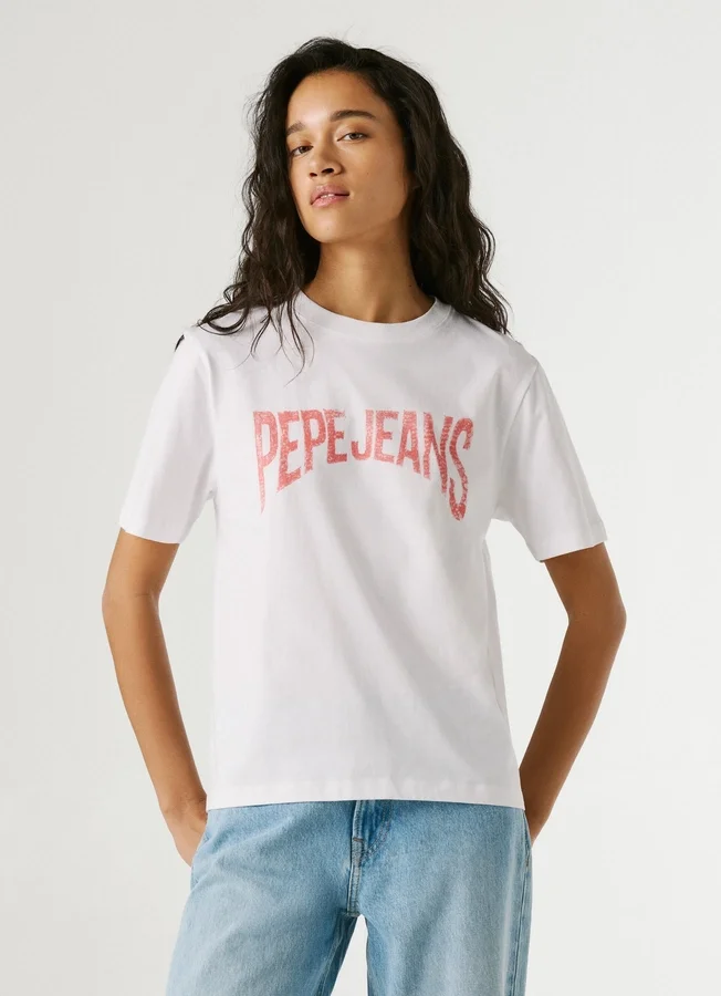 T-Shirt mit Logo-Print T-Shirt mit Logo-Print