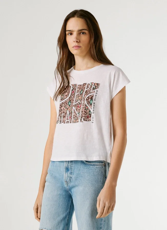 T-Shirt mit Logo-Print T-Shirt mit Logo-Print