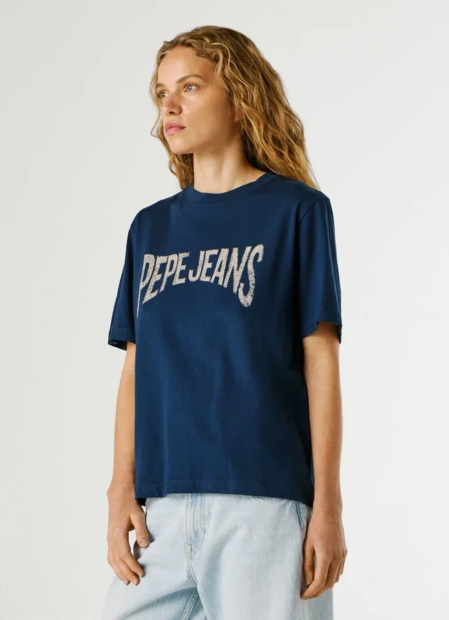 T-Shirt mit Logo-Print T-Shirt mit Logo-Print