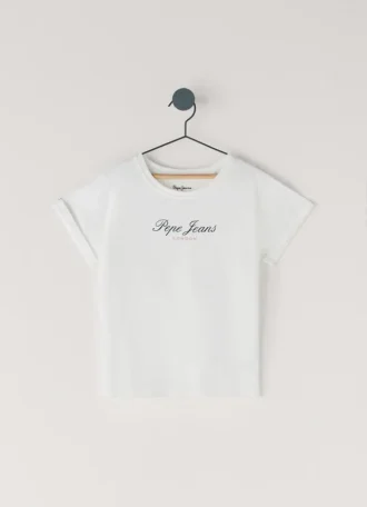 T-Shirt mit Logo-Print in lockerer Passform