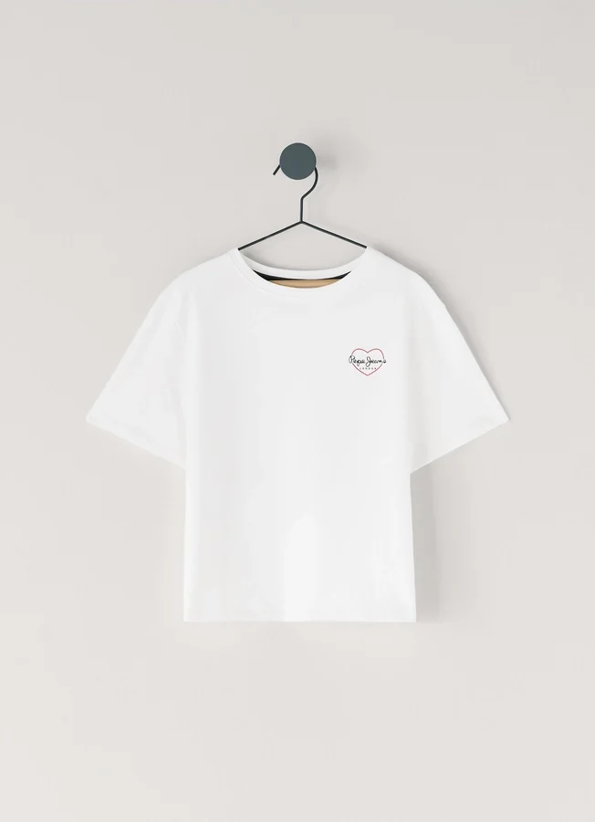 T-Shirt mit Logo-Print in lockerer Passform T-Shirt mit Logo-Print in lockerer Passform