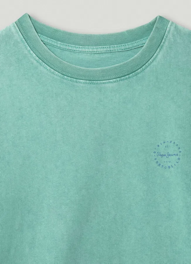 T-Shirt mit Logo-Print in lockerer Passform T-Shirt mit Logo-Print in lockerer Passform