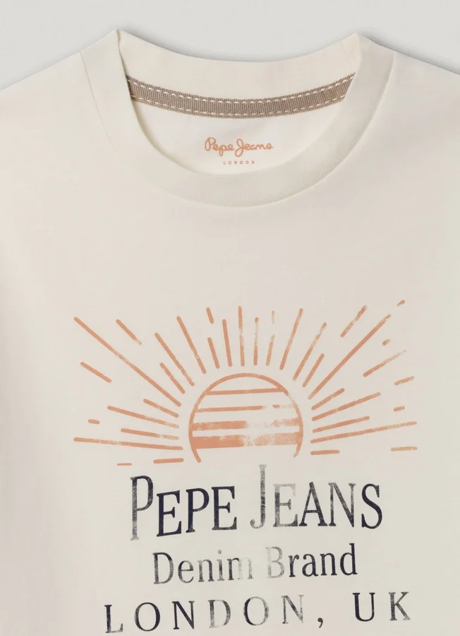 T-Shirt mit Logo-Print in lockerer Passform T-Shirt mit Logo-Print in lockerer Passform