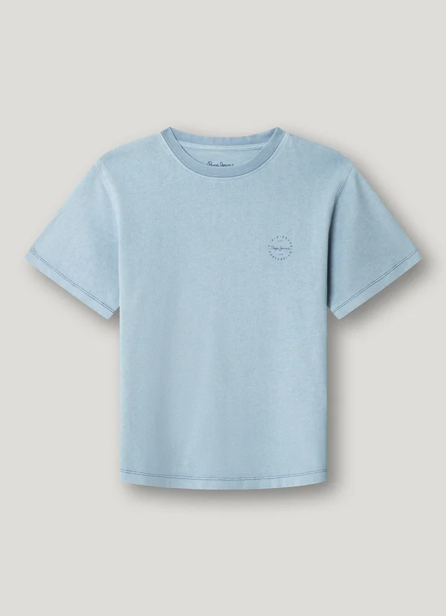 T-Shirt mit Logo-Print in lockerer Passform T-Shirt mit Logo-Print in lockerer Passform
