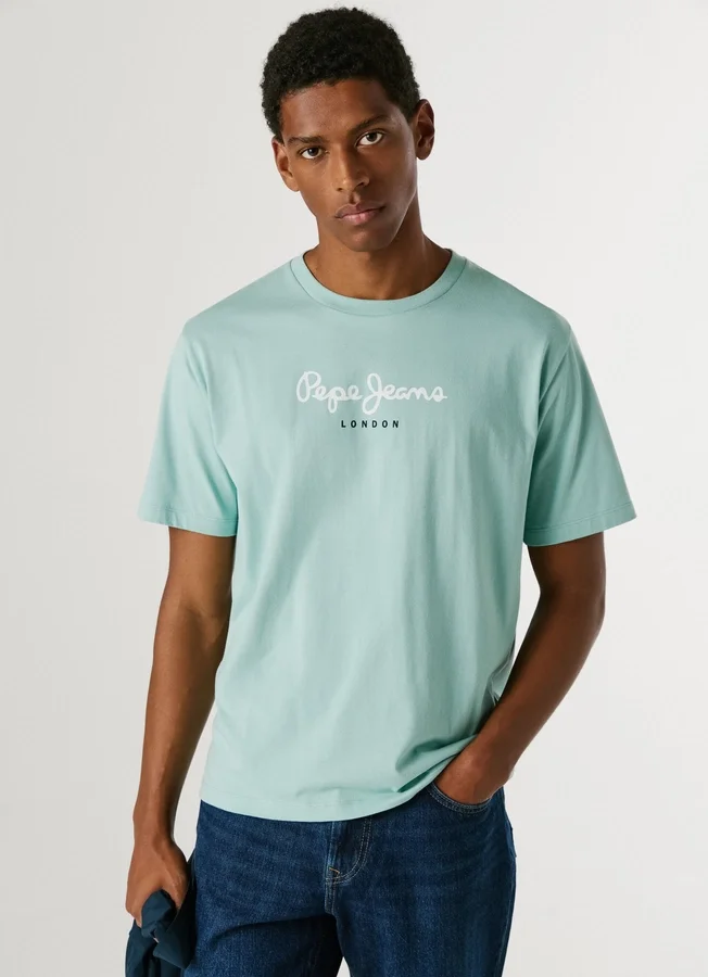 T-Shirt mit Logo-Print in Regular-Passform T-Shirt mit Logo-Print in Regular-Passform