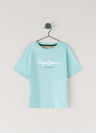 T-Shirt mit Logo-Print in Regular-Passform