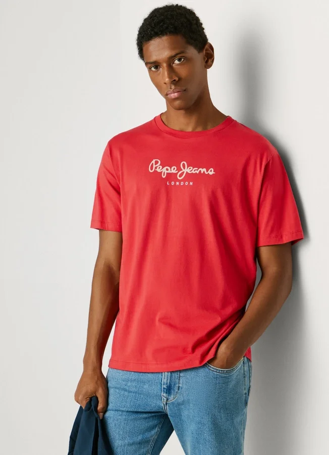 T-Shirt mit Logo-Print in Regular-Passform T-Shirt mit Logo-Print in Regular-Passform