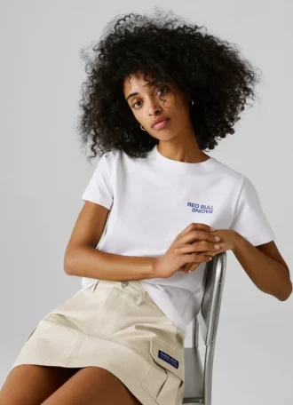 T-Shirt mit Logo-Print in Regular-Passform