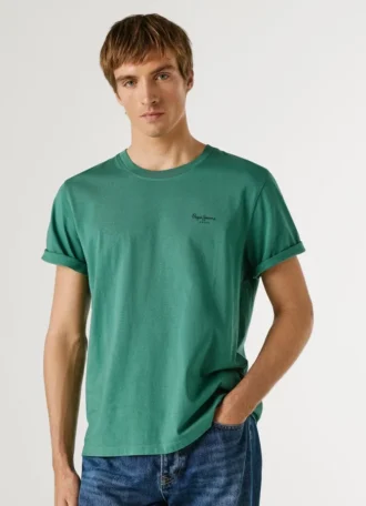 T-Shirt mit Logo-Print in Regular-Passform