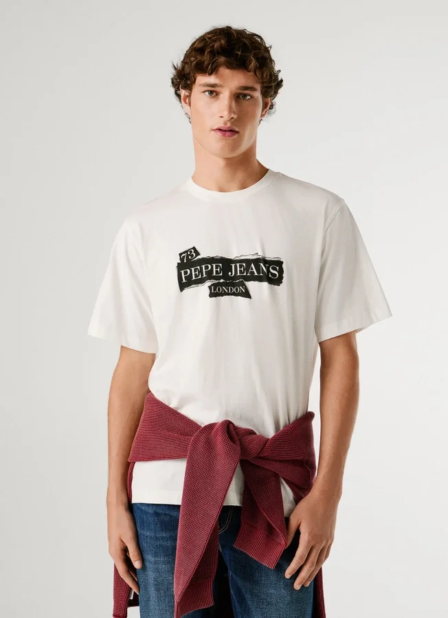 T-Shirt mit Logo-Print in Regular-Passform T-Shirt mit Logo-Print in Regular-Passform