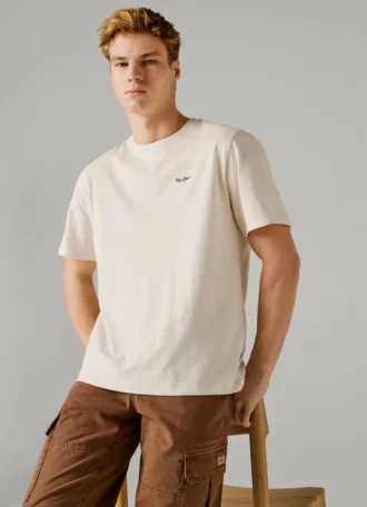 T-Shirt mit Logo-Print in Regular-Passform