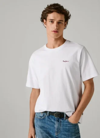 T-Shirt mit Logo-Print in Regular-Passform