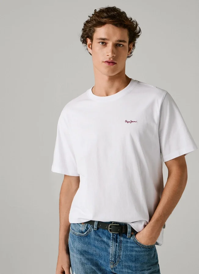 T-Shirt mit Logo-Print in Regular-Passform T-Shirt mit Logo-Print in Regular-Passform