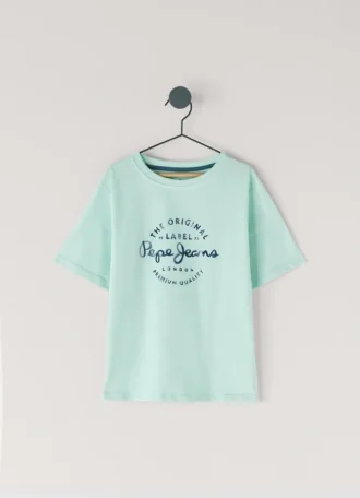 T-Shirt mit Logo-Print in Regular-Passform