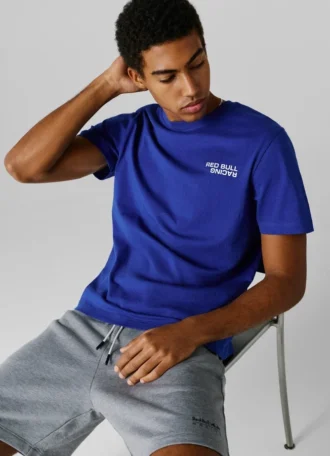 T-Shirt mit Logo-Print in Regular-Passform