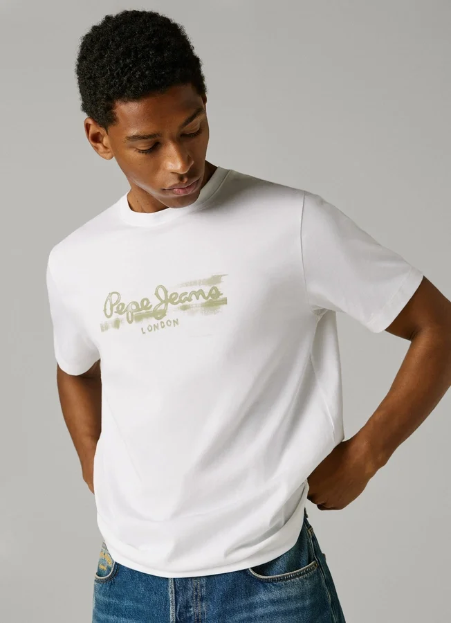 T-Shirt mit Logo-Print in Regular-Passform T-Shirt mit Logo-Print in Regular-Passform