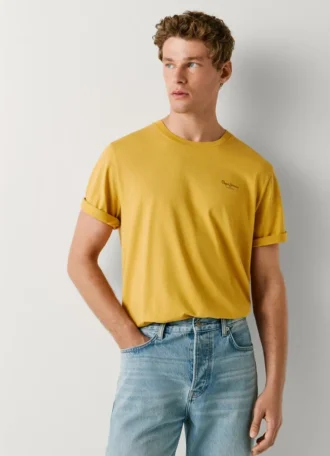 T-Shirt mit Logo-Print in Regular-Passform