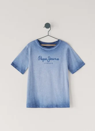 T-Shirt mit Logo-Print in Regular-Passform